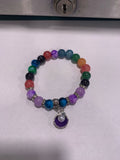 Faux Pearl Beads Bracelet with Stainless Steel Chain