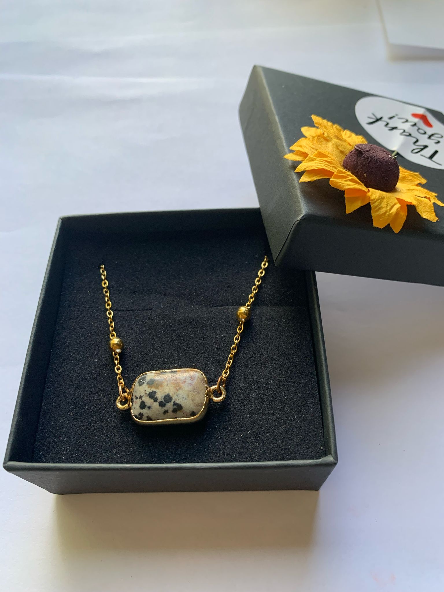 Dalmatian Stone Bracelet
